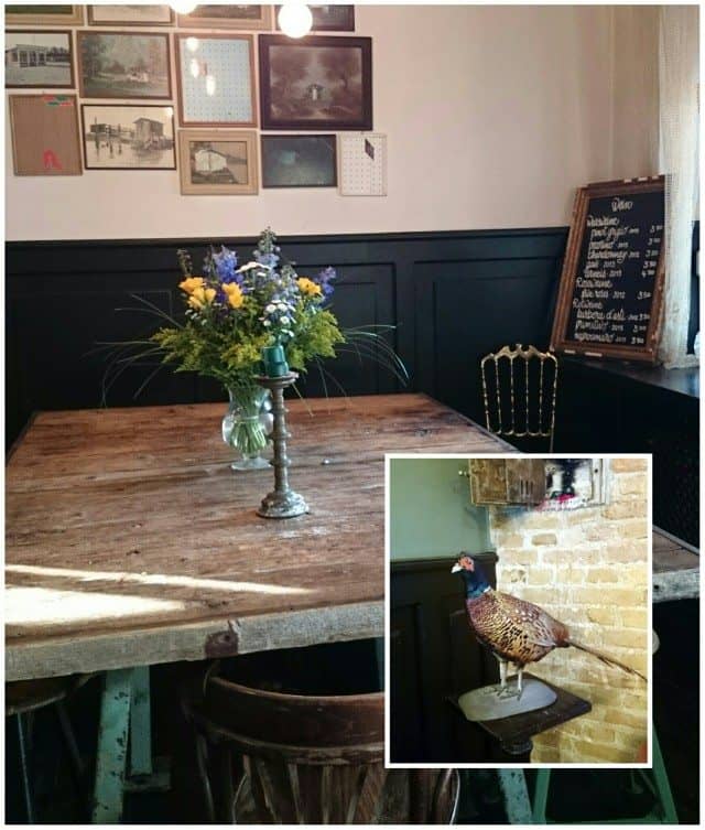 gaia bistrot interior