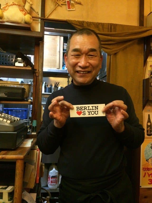 Bar Owner loves BERLIN LOVES YOU Tokyo