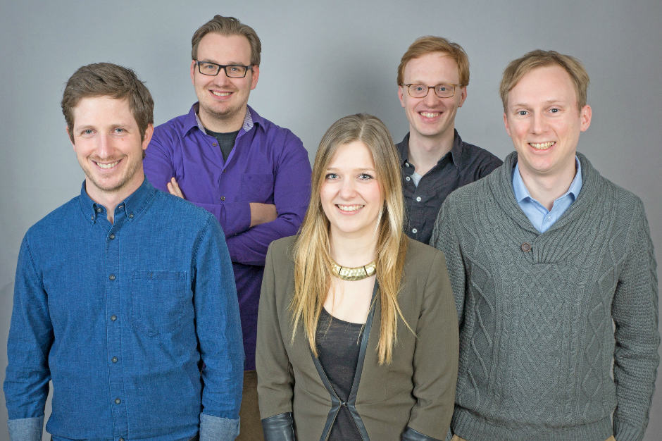 The guys from Berlin startup Lingoda.