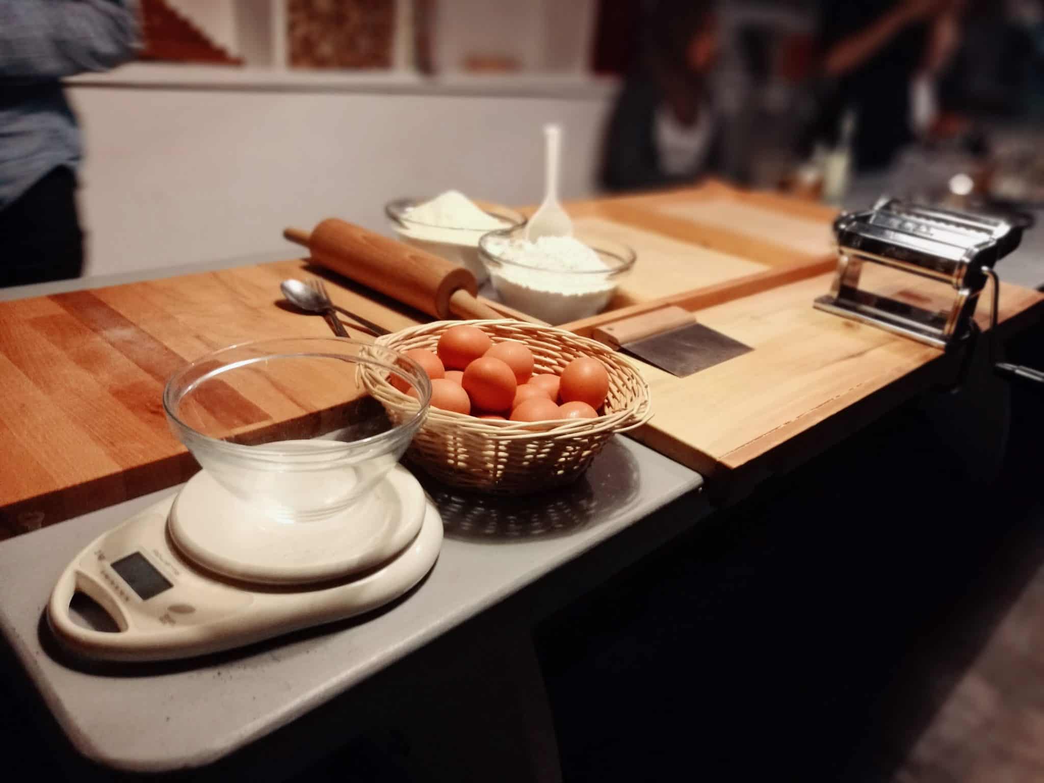 True Italian Berlin Homemade Pasta Week Pasta Making in Gina's Bistrot Pasta Ingredients